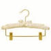 (HABITACION / BAÑO Y SPA-Ganchos para ropa) GANCHO REGULAR SATIN ACOLCHADO MARFIL / MUJER GANCHO REGULAR SATIN ACOLCHADO MARFIL / MUJER