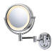 ESPEJO ROTATORIO DE PARED CON LUZ 5X