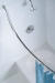 5' Stainless Steel Curved Shower Rod